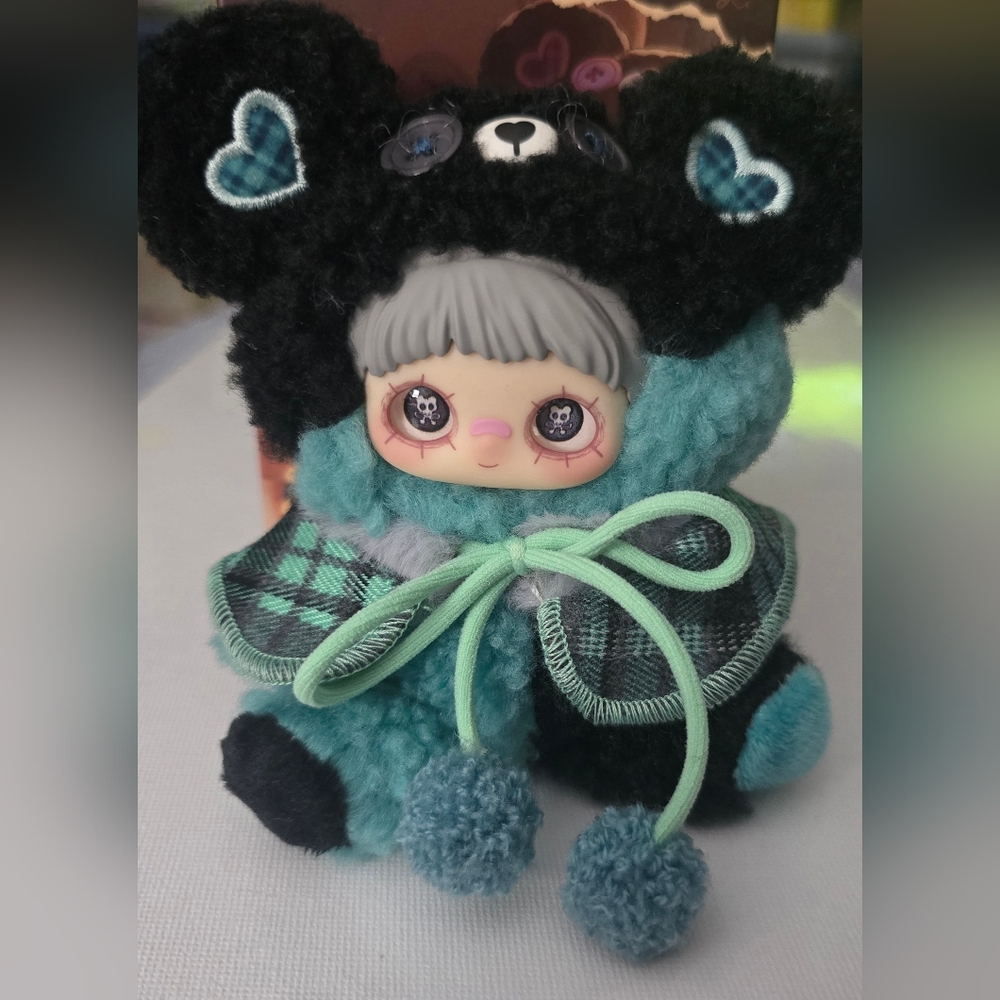 Maymei Tiny Bear Cookie Series Plush Pendant  "Mint Chocolate" - Picture 3 of 15